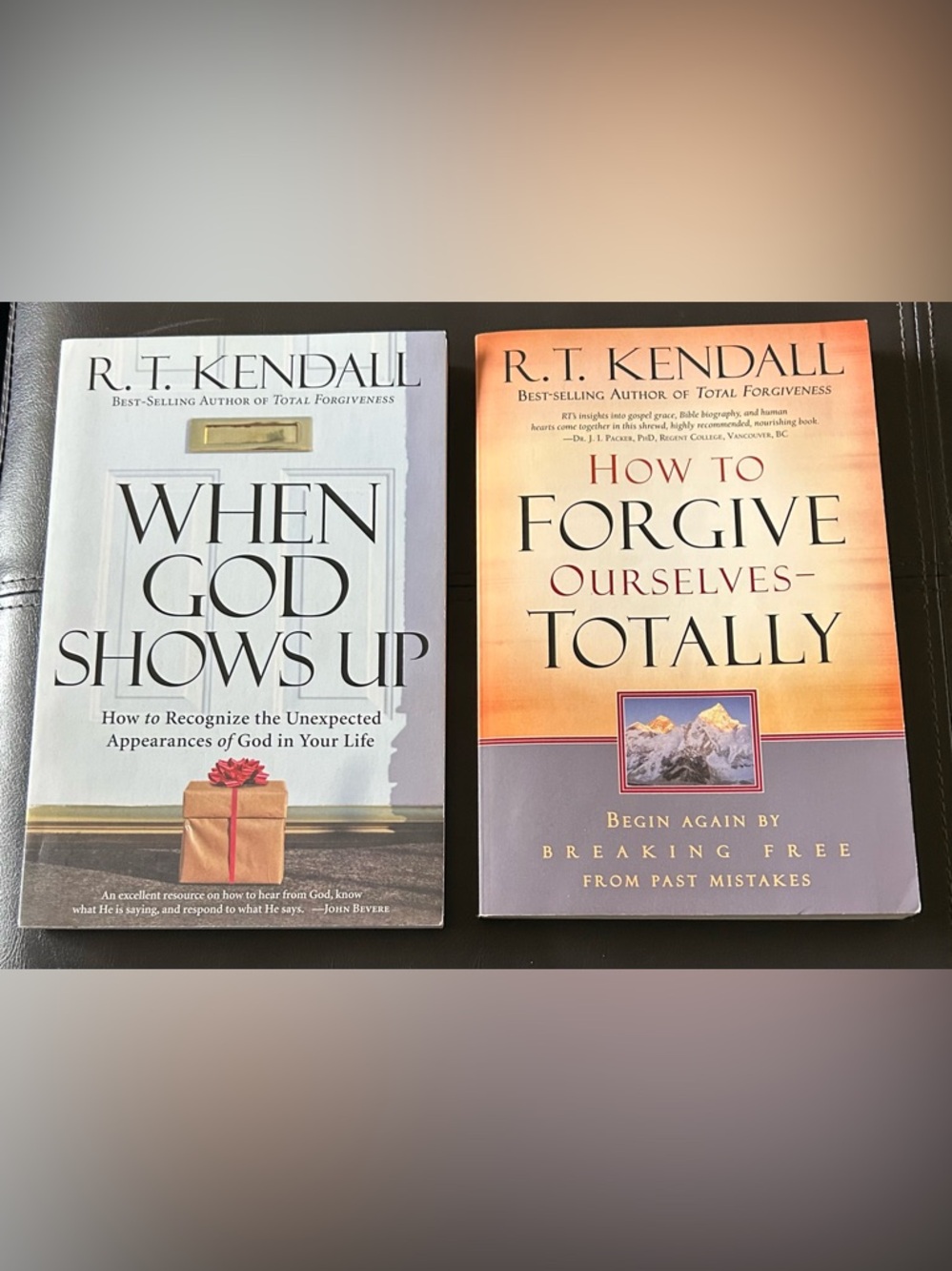 2- Soft over Books, When God Shows Up & How to Forgive Ourselves by R.T. Kendall